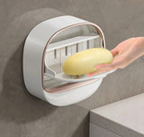 Wall Mounted Soap Holder | 12x12x5cm, Space Saving Design