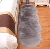 Faux Fur Carpet Irregular Shape  60x180cm