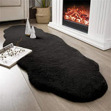 Ultra Soft Rabbit Fur Carpet  60x180cm Irregular Shape