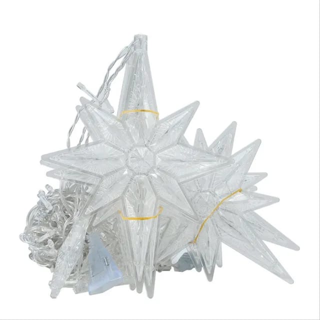 Star Curtain led  Lights with Snowflakes