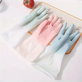 Non Slip Premium Household Cleaning Gloves | Waterproof Kitchen Dishwashing Gloves