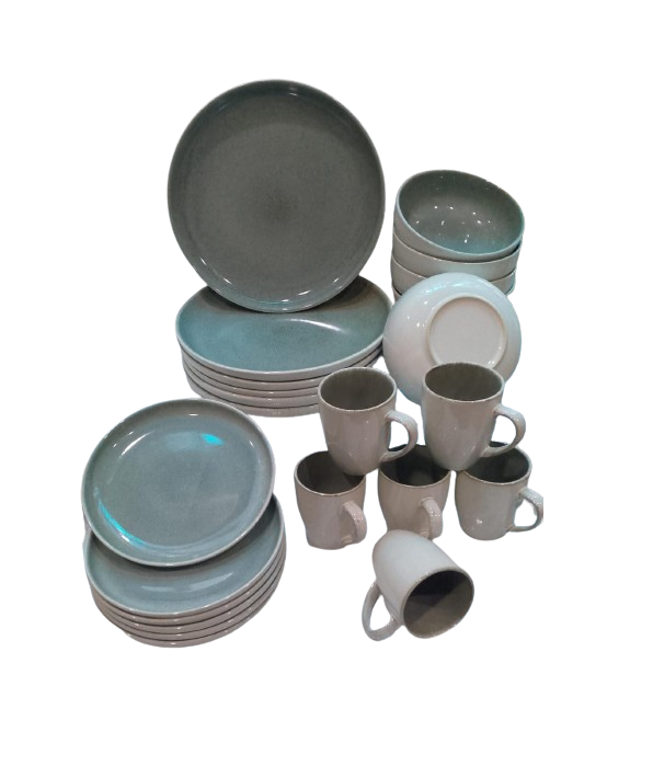 High Quality 24 Piece Ceramic Dinner Set | Complete Dining Service