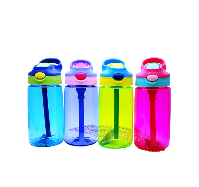 Children Adult Portable 500ml Capacity BPA-free Outdoor Sports Water Bottle Straw Cup Bottle | Travel | Adventure Drinking Water Bottle | Multiple Colors