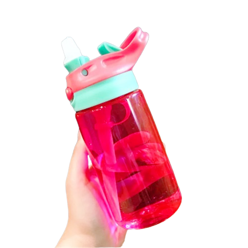 Children Adult Portable 500ml Capacity BPA-free Outdoor Sports Water Bottle Straw Cup Bottle | Travel | Adventure Drinking Water Bottle | Multiple Colors