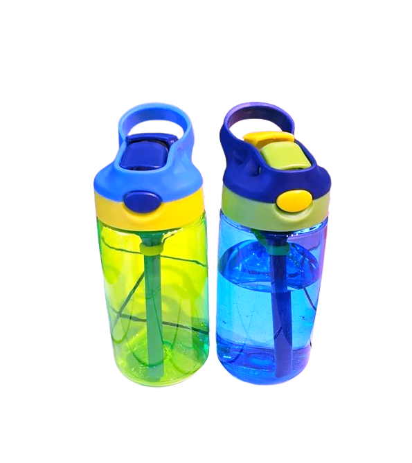 Children Adult Portable 500ml Capacity BPA-free Outdoor Sports Water Bottle Straw Cup Bottle | Travel | Adventure Drinking Water Bottle | Multiple Colors