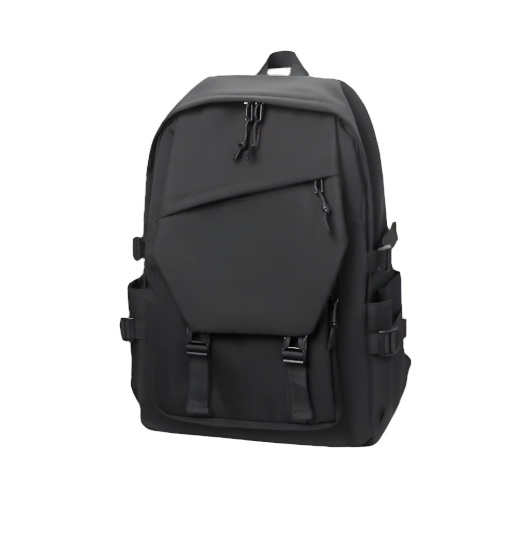 Large Capacity Backpack | Black | Durable Water Resistant Fabric | Multi Compartment Design | Laptop Bag