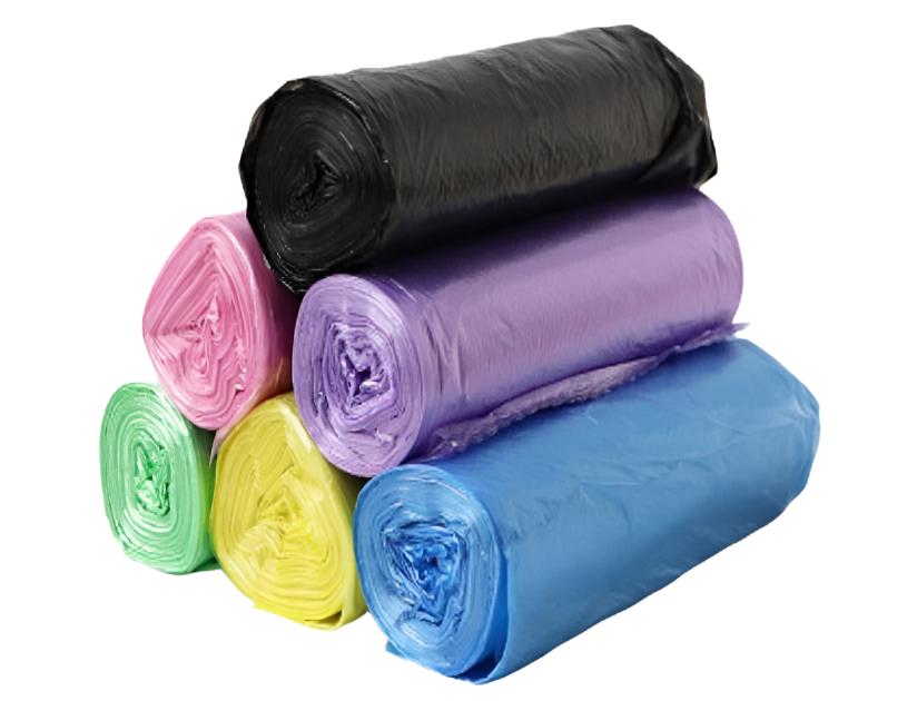 Multipurpose Trash Bags |100 Pieces (45cm x 60cm), Available in Pink, Blue, Green, Black, Yellow, Purple