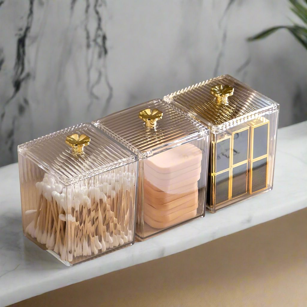 Multipurpose acrylic storage box for small items