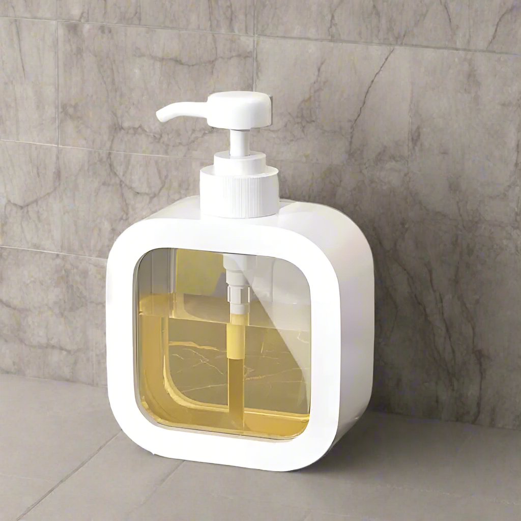 Refillable 300ml Soap & Lotion Dispenser – Elegant Design for Soap, Sanitizer, Lotion, Shower Gels, and Antiseptics