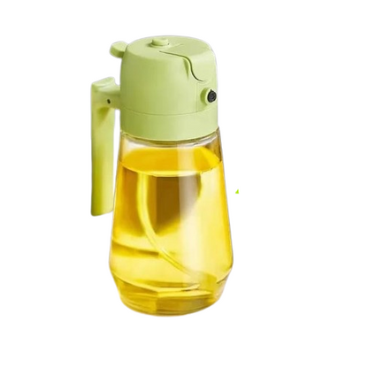 2in1 Glass Oil Dispenser | Stylish & Functional 450 ml Capacity