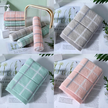 100% Cotton, Turkish  Luxury Soft Towels   2pcs | Wash Cloths & Hand towels | 35cm x 76cm | Multiple Colors