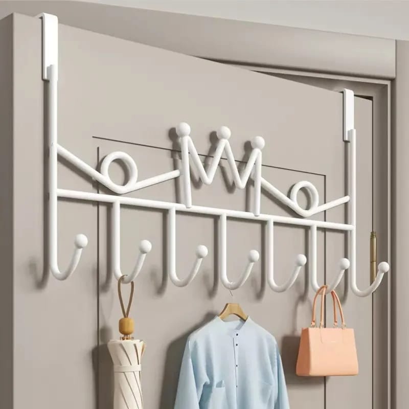 Multifunctional Premium Quality Over-the-Door Hanger | Coats, Bags, Accessories | Room Versatile Solution