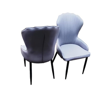 Elegant Upholstered Dining Chairs | Modern Velvet Padded Chairs with Button-Tufted Backrest | Leather Dining Chairs  | Modern Dining Rooms, Living Rooms, Kitchens