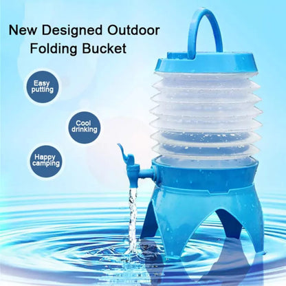 Collapsible Juice Liquids Dispenser | 7.5 Liters Capacity | Space Saving Design | Perfect for serving juices, flavored water, iced teas, & punch at parties