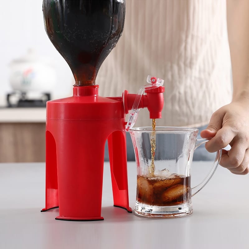 Plastic Drink Dispenser | Beverage Inverted Drinker Durable and Lightweight | Ideal for Parties, Events, and Everyday Use | Large Capacity