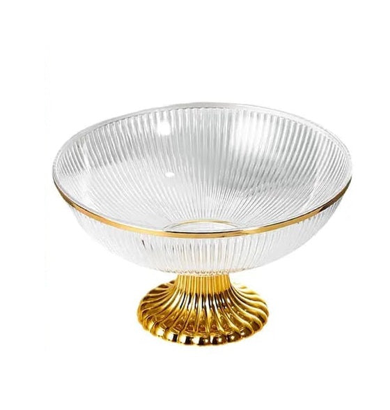 Elegant Multipurpose Fruit Bowl | 9.72 Inch Salad, Food, Pastry Serving Bowl