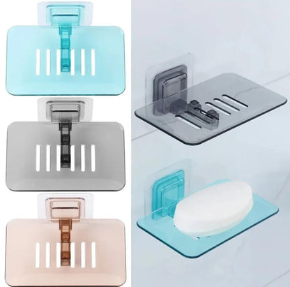 Simple Classy Soap Dish | Wall Mounted No Drilling