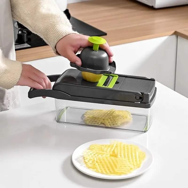 1.2L Vegetable Slicer with Drainer | MultiFunctional Kitchen Tool