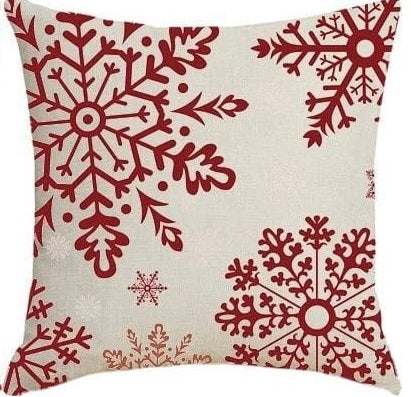 1pc Santa Claus Printed Christmas Cushion Cover | 45x45cm Pillow Case | Festive Home Decor