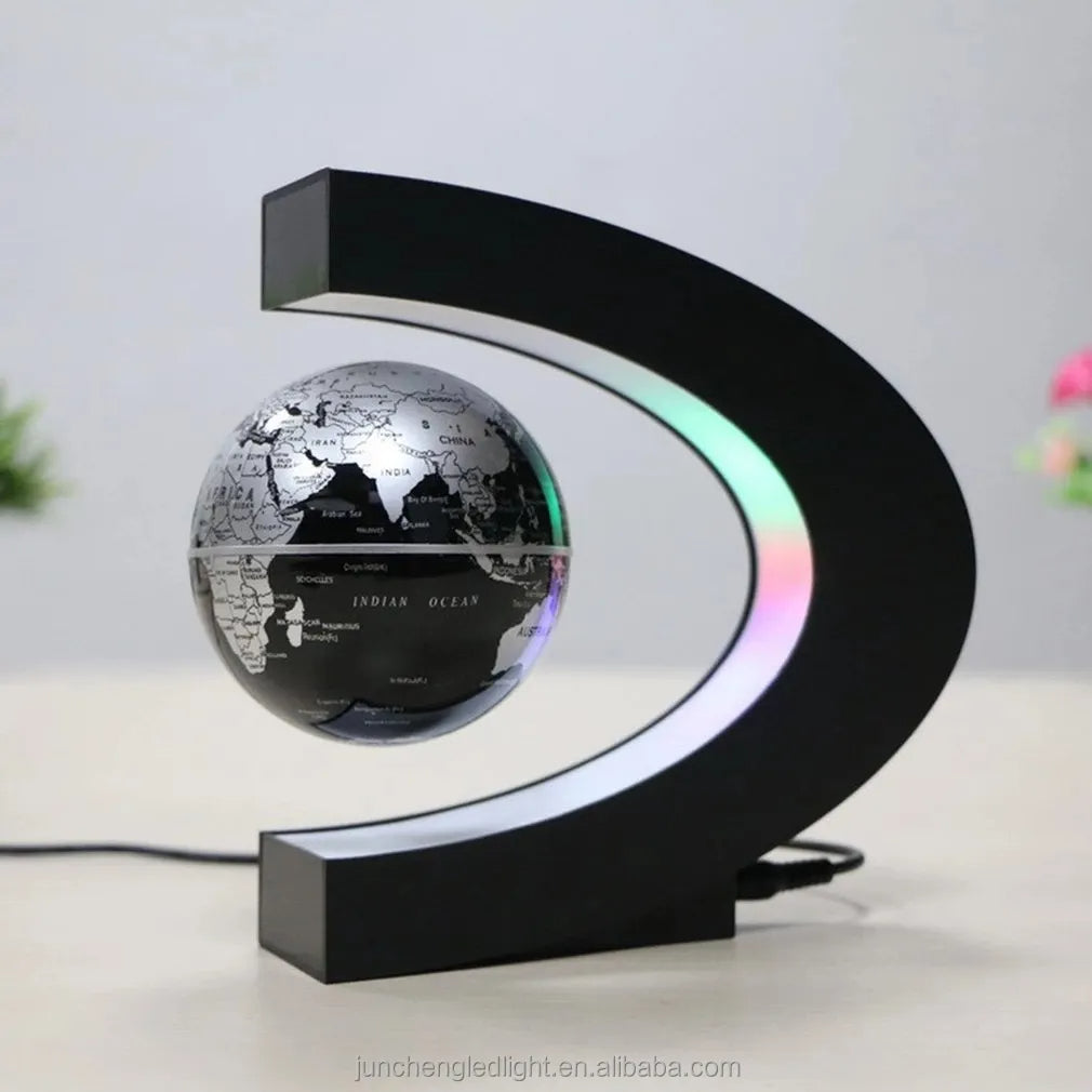 Led World Map Magnetic Levitation Floating Globe Home Electronic Antigravity Lamp Novelty Ball Night Light Birthday Decoration