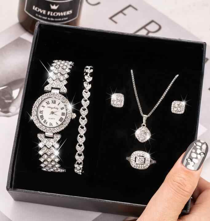 5pcs Ladies Watch Gift Set |Elegant & Stylish Accessories