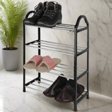 Furaha Finds 4 Layer Space saving Folding Shoe Rack Compact and foldable shoe storage solution for apartments,dorms, and closets