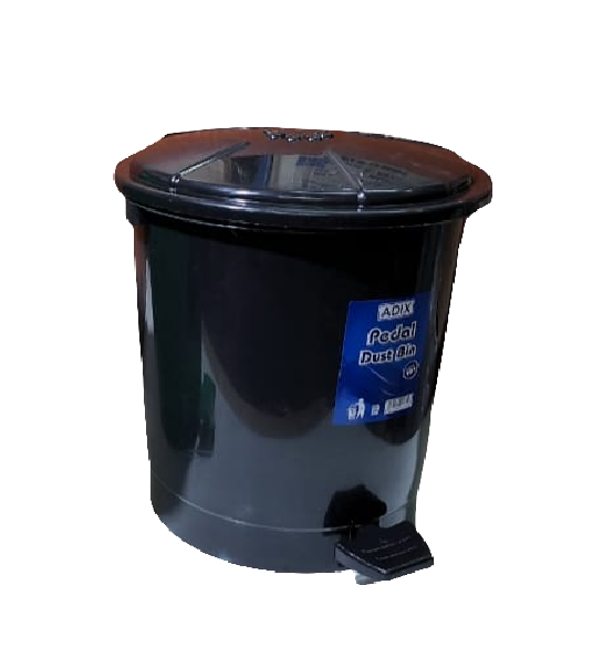 Adix Pedal Dust Bin (10 Liters) | Hands Free Pedal Trash Bin | Durable Plastic Trash Bin for Home & Office