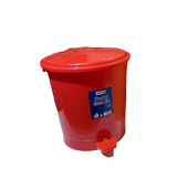 Adix Pedal Dust Bin (10 Liters) | Hands Free Pedal Trash Bin | Durable Plastic Trash Bin for Home & Office