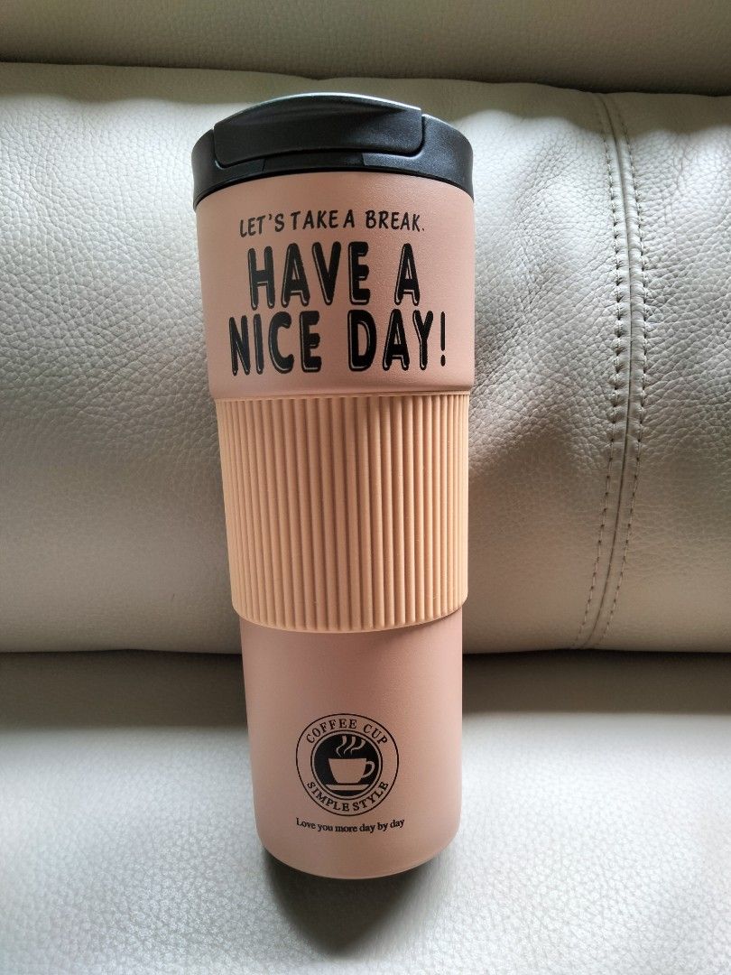 600ml Have A Nice Day Stainless Steel Thermocup