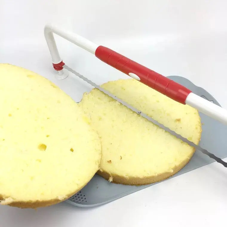 Stainless Steel Cake Tierer | Adjustable Cake Leveling Tool | Precision for Perfectly Layered Cakes | Professional Baking Essential