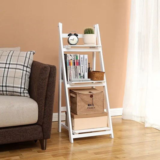 3 Tier Bathroom Stand | White Compact 110cm Organizer | 110cm x 42cm x 39cm