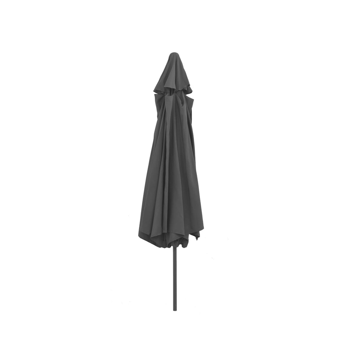 Grey Outdoor Umbrella with Base | Large Patio Sunshade | 390 cm x 247 cm