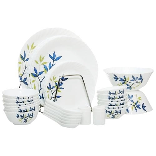 39 pcs Classique Dinner Set | Silken Charm | Elegant and Charming | Porcelain