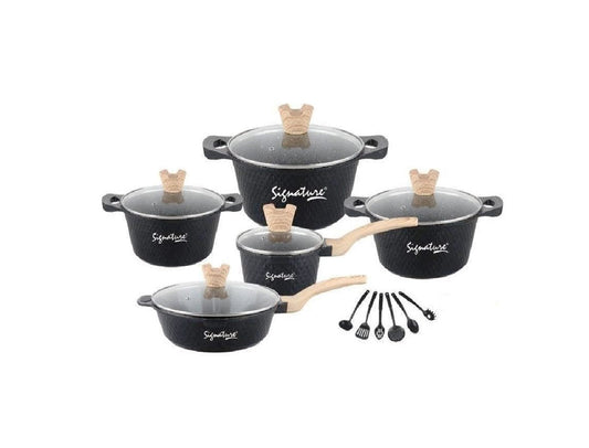 21 pcs Aluminium Die Cast Cookware Set