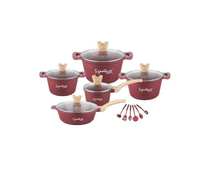 21 pcs Aluminium Die Cast Cookware Set