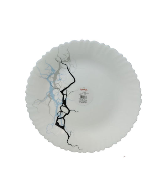 6 Piece 9" Signature Ceramic Soup Plates Sara Set | Ideal for Serving Soups, Stews, & Pasta Dishes