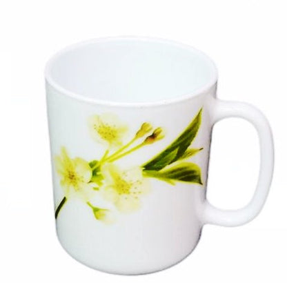 36pcs 32 cl Mugs | Snowdrops | Charming and Elegant | Porcelain