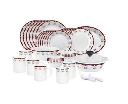 Signature 40 pcs Dinner Set | Royal Brown | Sophisticated and Classic | Porcelain