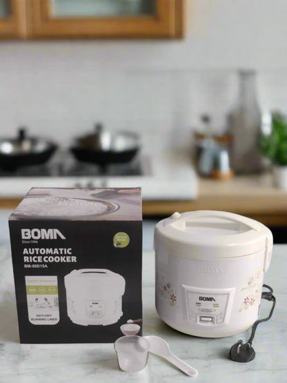 BOMA Large Multifunctional Electric Rice Cooker BM-50D15 A | 5L Capacity | White