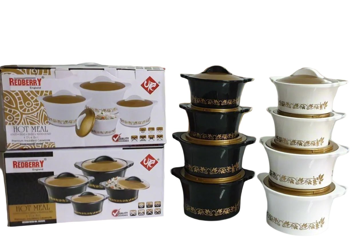 Redberry Plastic Hotpot - Hot Meal 4pcs Set