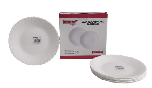 REDBERRY Premium Range of Opalware - 7.5" Spin Side Plate (Plain)