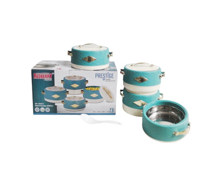 Redberry Premium Range Plastic Designer Hotpot "Prestige" | 4 Piece Set (1800ml, 2400ml, 3000ml, 3600ml)