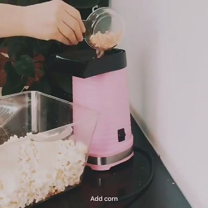 Rebune Popcorn Maker | Electric Stand Up Hot Air Circulation Mini Popcorn Maker Machine | 1200W