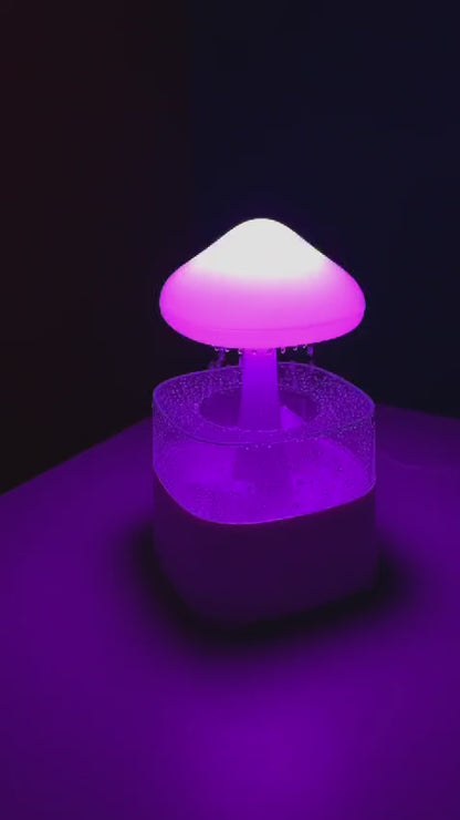 Bluetooth Speaker Rain Cloud Humidifier | 7 Color LED Essential Oil Diffuser