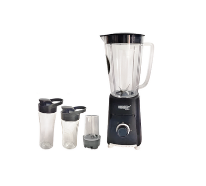 Redberry Stainless Steel Blade 4in1 Blender  1000ml Litre Capacity 300W Motor | Automatic Overheating Protection