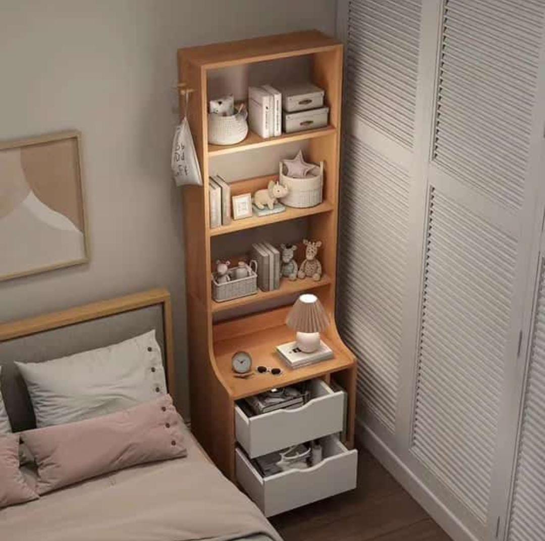 Nordic Luxury Bedside Cabinet (Multifunctional)