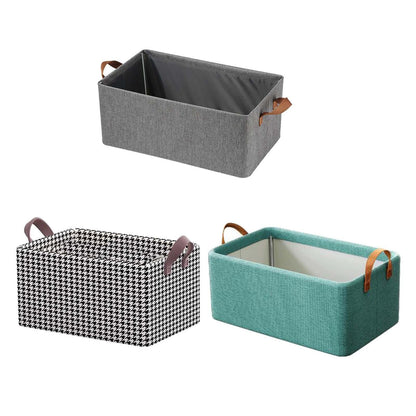 Steel Frame Foldable Durable Non-Woven Fabric Storage Box| Home Office Storage| Bedroom | Living Room Closet Organizer| Wardrobe Clothing Organizer for Jeans Pants Socks Shirts Underwear  Sweaters  47cm x 28cm x 20cm, Green, Grey